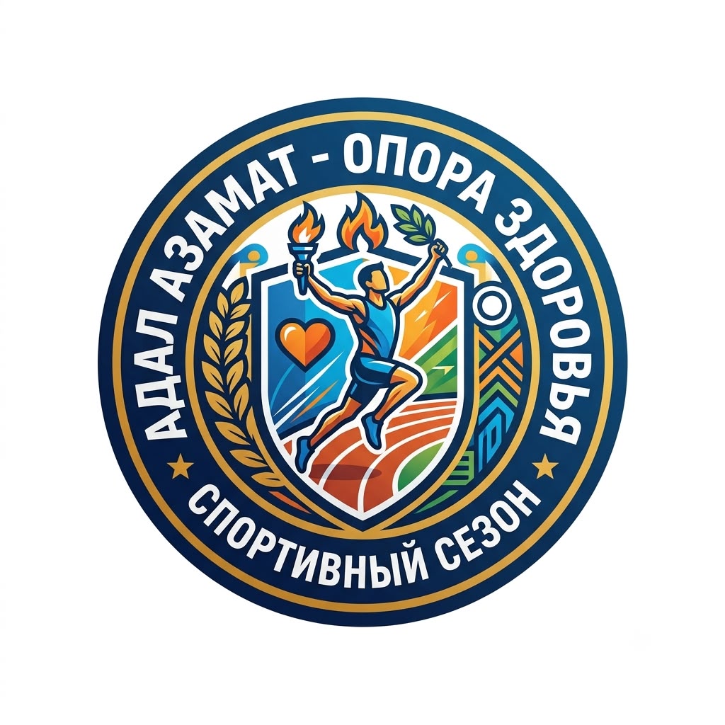 Эмблема третьего сезона Адал азамат - опора здоровья